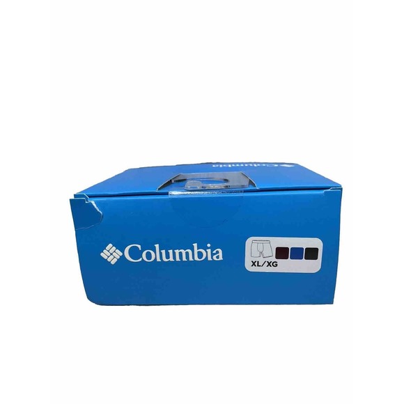 Columbia High-Performance Stretch Boxer Briefs 3 Pack Men's XL 40-42” Blue Gray - Picture 3 of 3